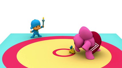 Die Pocoyo Spiele - Ringen !!! Kiaaa :)