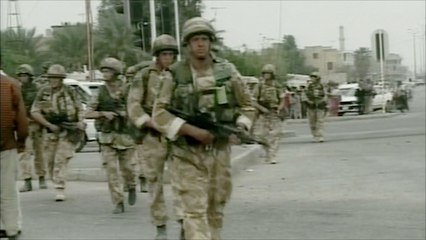 القوات البريطانية تبسط سيطرتها على البصرة