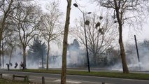 affrontements entre jeunes et forces de l'ordre à la fac de Nantes