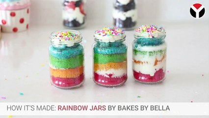 How Its Made: Rainbow Jars from Bakes By Bella