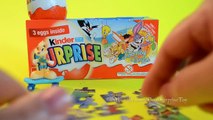 Kinder Surprise Eggs Unboxing! Limited Eddition Looney Tunes Show Kinder Suprise Eggs 限�