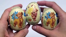 3 Lion King Kinder Surprise Chocolate Egg Unboxing toys - Lababymusica