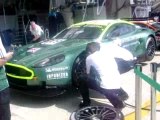 Aston Martin 24H essais changements PneuS