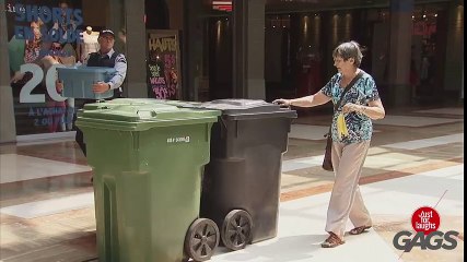 Rabid Trash Can Prank