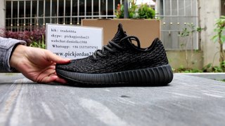 ADIDAS YEEZY BOOST 550 “BLACK” HD Review From PickJordan23.cn