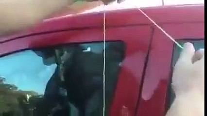 how you can open a lock car door