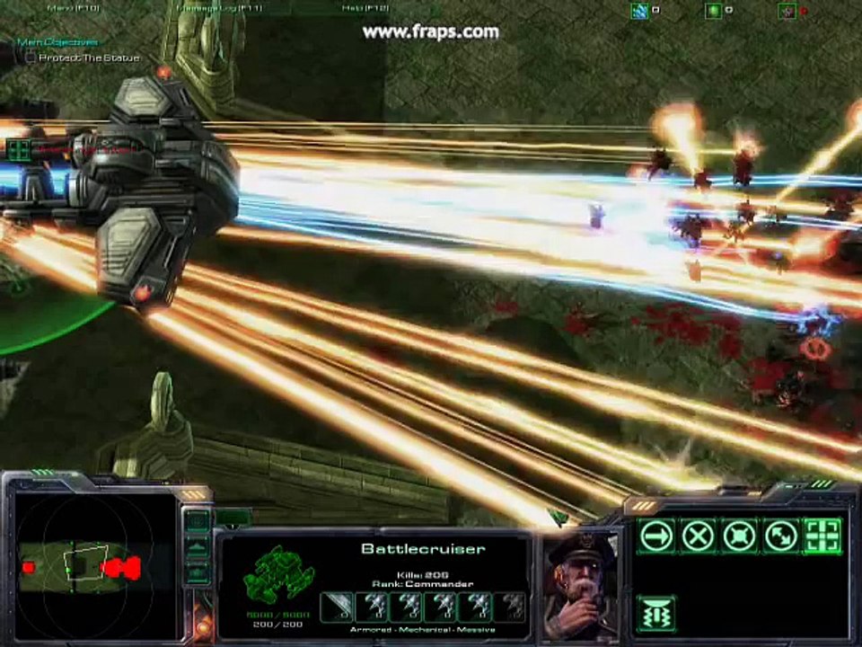 SC2 Editor - Battlecruiser Laser Overload