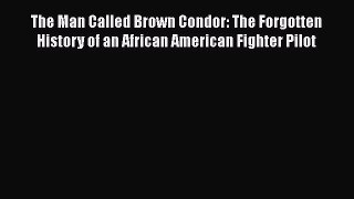 PDF The Man Called Brown Condor: The Forgotten History of an African American Fighter Pilot
