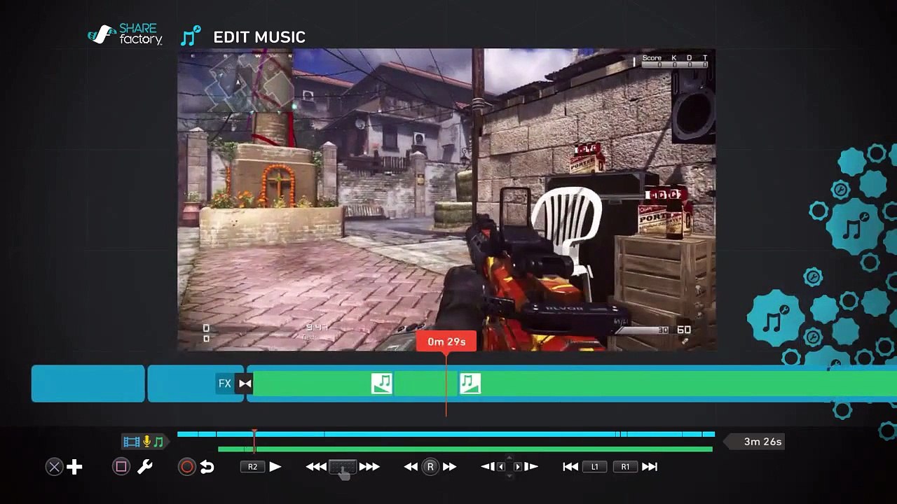 Sharefactory Tutorial Lesson 5 - Add Music and USB music