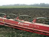 New Holland TM175 ploughing