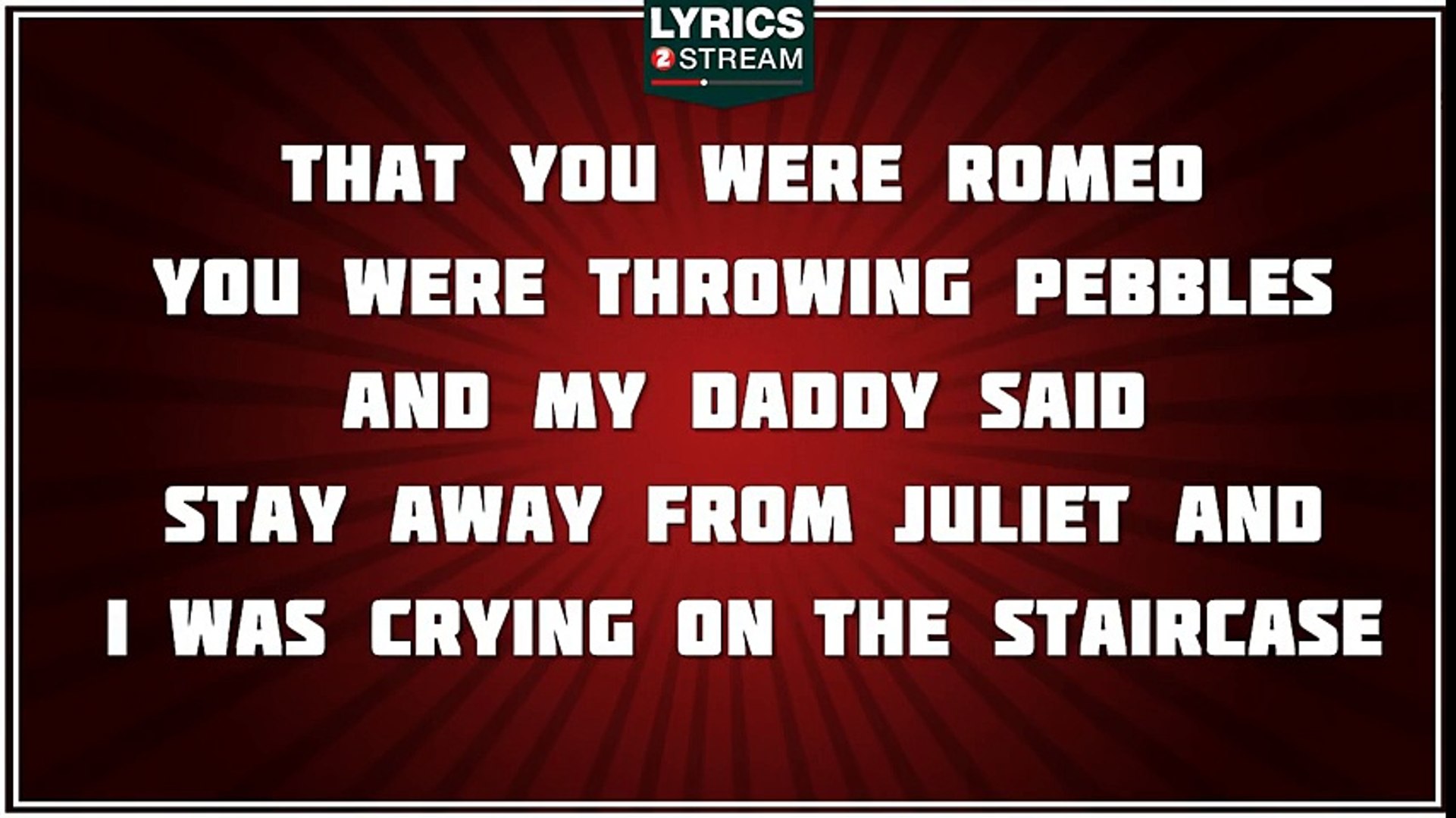 Love Story Taylor Swift Tribute Lyrics Video Dailymotion