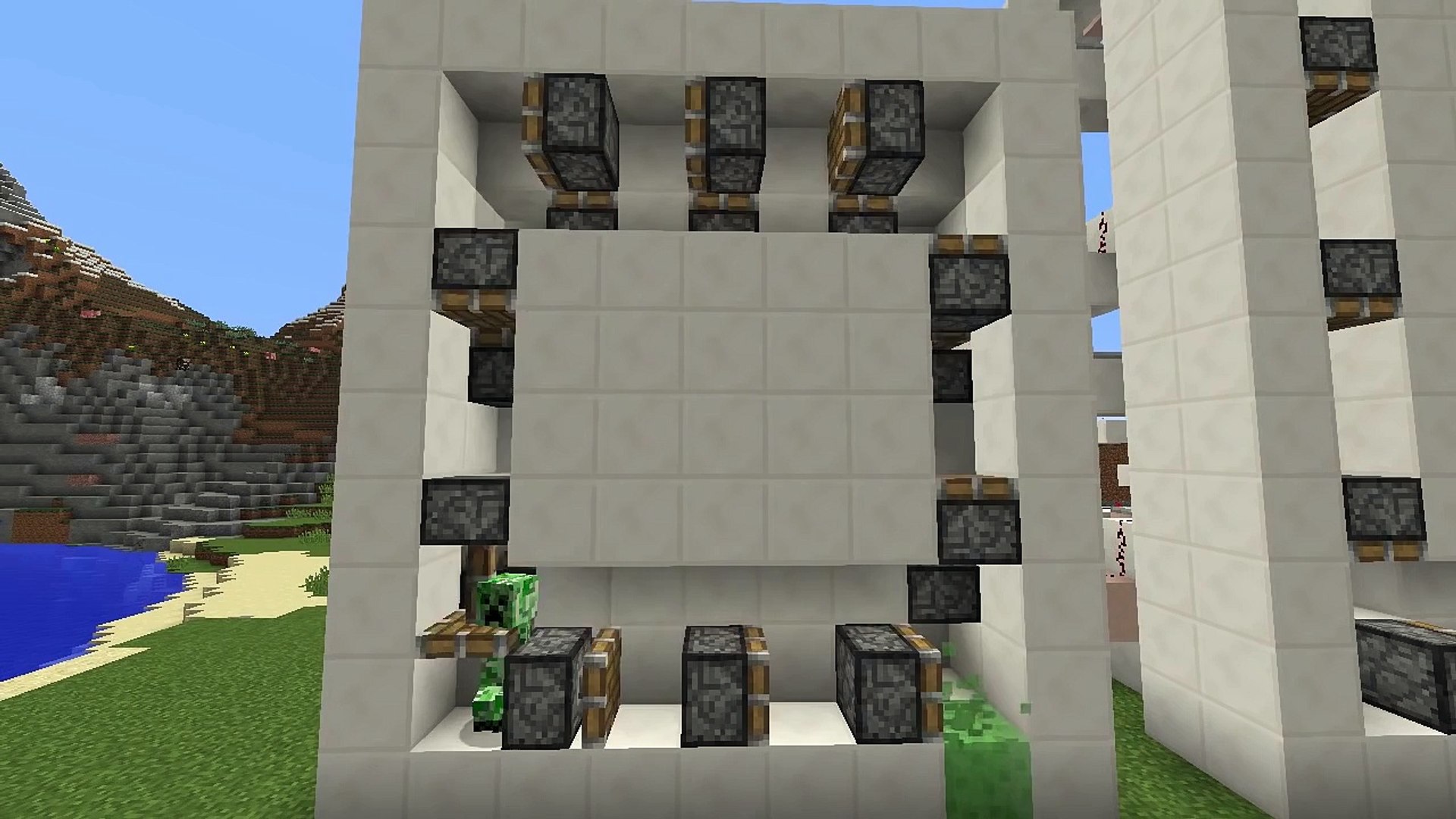 マインクラフト クリーパー時計つくってみた Minecraft Creeper Clock Video Dailymotion