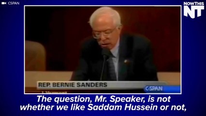 Télécharger la video: TBT: 2002 Bernie Sanders and Hillary Clinton Explain their Iraq War Votes