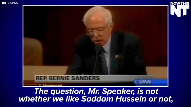 TBT: 2002 Bernie Sanders and Hillary Clinton Explain their Iraq War Votes