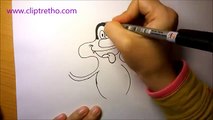 How to draw oggy كيف ترسم اوجي