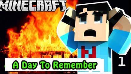 WHO BURNED DOWN MY HOUSE? Minecraft NikNikamTV Part 1