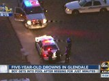 Boy dies after Glendale drowning