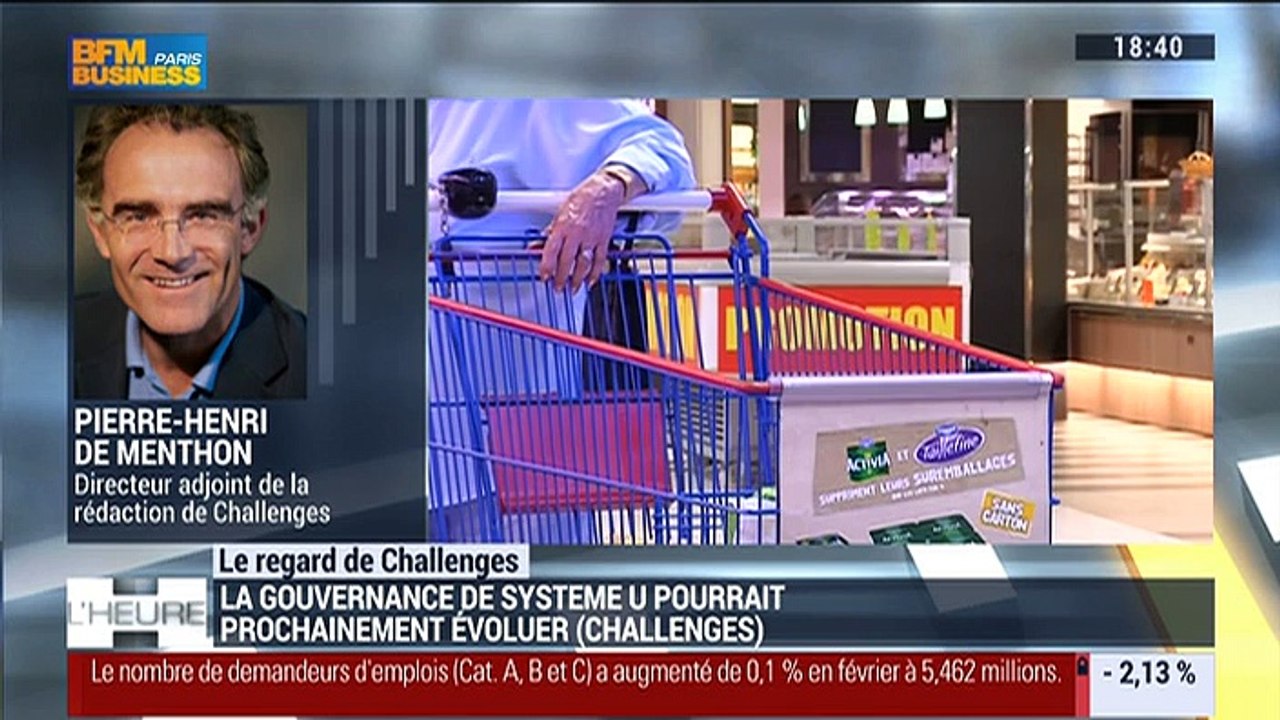 Le regard de Challenges: Serge Papin prépare son retrait de Système U - 24/03