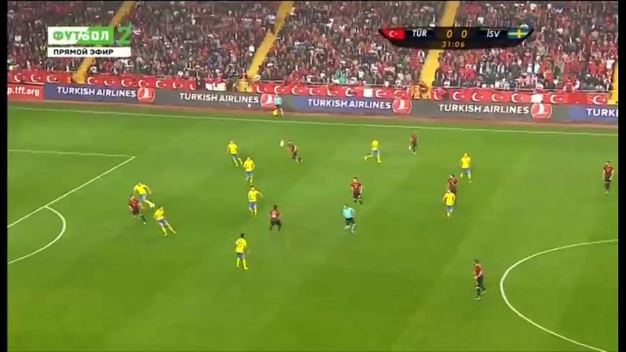1-0 Cenk Tosun Goal HD - Turkey 1-0 Sweden - Friendly 24.03.2016 HD