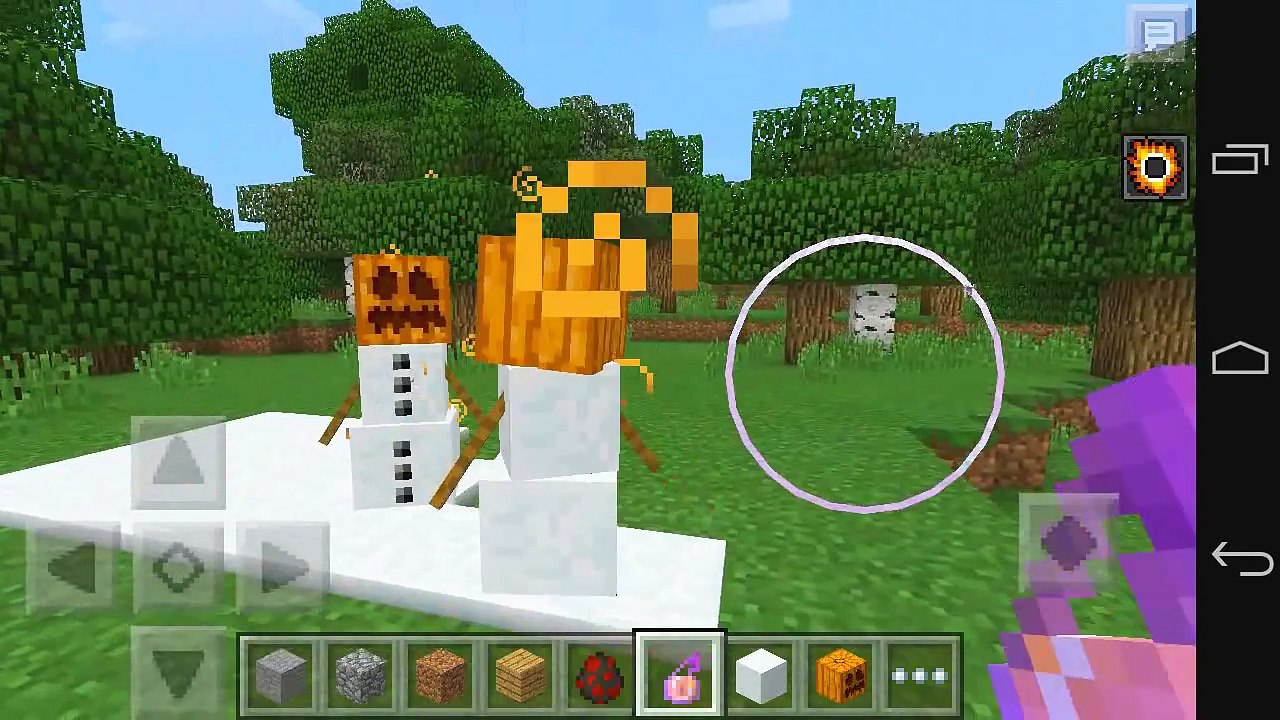 Como FAZER Um Golem de FOGO Minecraft PE 0.14.0 | MCPE 0.14.0 Tutorial