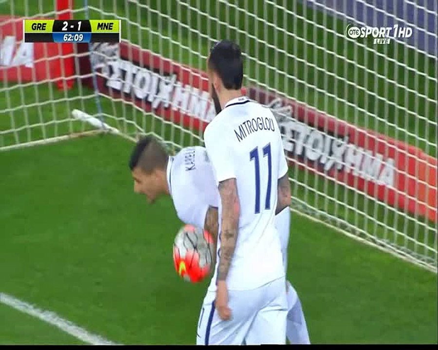 Ελλάδα - Μαυροβούνιο 2-1