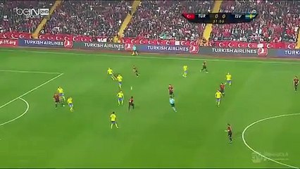 1-0 Cenk Tosun Goal HD - Turkey vs Sweden - 24.03.2016 HD