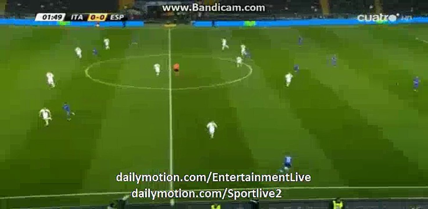Italia 1st BIG Chance - Italia vs Spain Friendlies