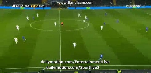 Gianluigi Buffon Fantastic Save HD - Italia vs Spain