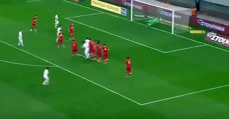 Giorgos Tzavellas Goal = Greece 1-0 Montenegro - 24_03_16