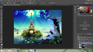 Lecture 26 how to use auto blending in adobe photoshop CC in urdu hindi