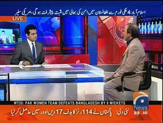 Скачать видео: Aaj Shahzaib Khanzada Kay Sath - 24th March 2016