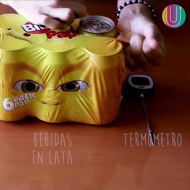 Video enseña cómo enfriar una bebida en dos minutos