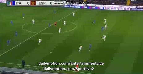 0-1 Álvaro Morata Goal HD - Italy vs Spain 24.03.2016 HD
