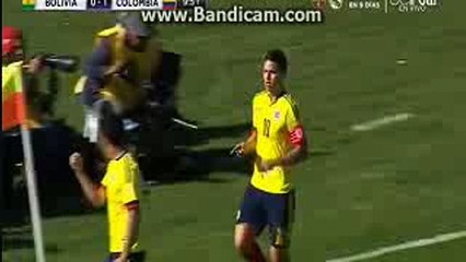 0-1 James Rodriguez Goal HD - Bolivia vs Ecuador 24.03.2016 HD