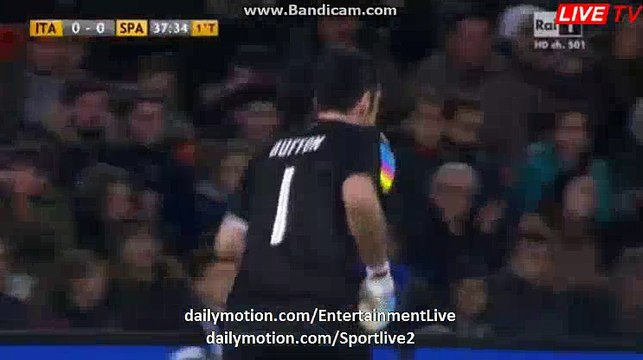 Gianluigi Buffon Fantastic Save HD - Italy vs Spain 24.03.2016 HJD