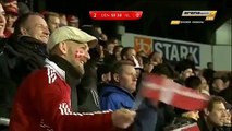 Nicolai Jorgensen Goal - Denmark 2-0 Iceland - 24.03.2016