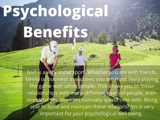 Ronny Powell: Health Benefits of Golf