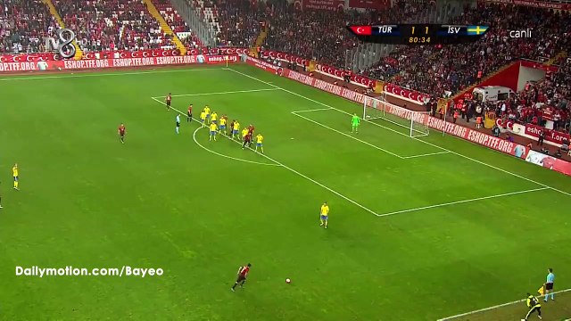 Cenk Tosun Goal HD - Turkey 2-1 Sweden - 24-03-2016 Friendly Match