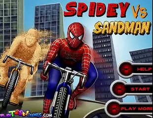 Spidey vs Sandman - Spiderman Cartoon Game - Spiderman Games For Children - totalkidsonline
