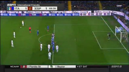 Goal Aritz Aduriz Italy 1-1 Spain 24.03.2016