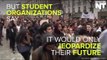 French Students Clash With Police While Protesting Government Reforms