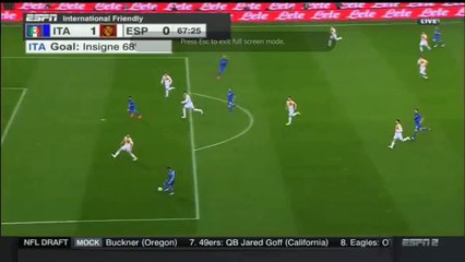 Goal Lorenzo Insigne ~Italy 1-0 Spain 24.03.2016