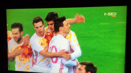 Italy vs Spain 1:1 goal by Aduriz 24.03.2016