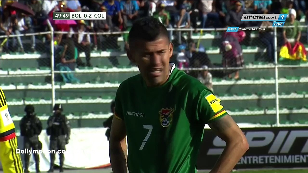 Juan Arce Goal HD - Bolivia 1-2 Colombia - 24-03-2016 World Cup - Qualification