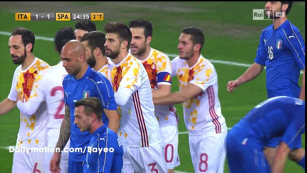 Aritz Aduriz Goal HD - Italy 1-1 Spain - 24-03-2016 Friendly Match