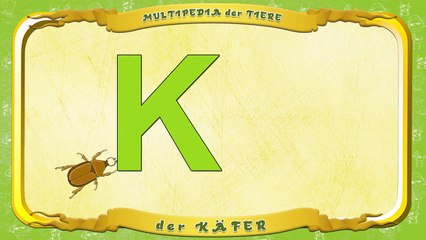 Multipedia der Tiere. Buchstabe K der Käfer