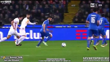 Italy vs Spain 1-1 Goals & Highlights 24.03.2016