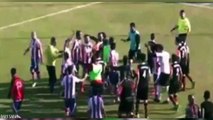 Soccer Player Viciously Kicked In Head