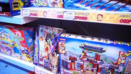 Toy Corners of Stores in Korea - TOY HUNT - Korea VLog - Korean Toys, Lego, Sofia and MORE