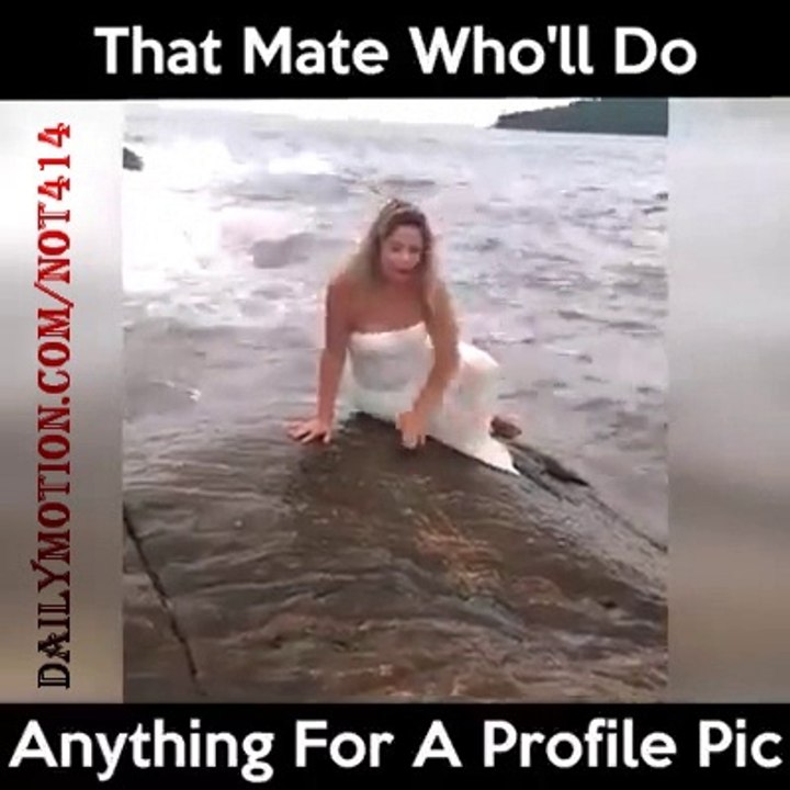 When you do anything for a profile picture